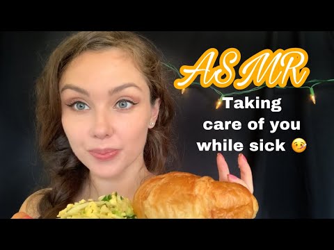 ASMR | Taking of care of you while sick 🤒