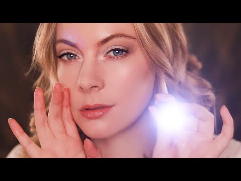 ASMR Whispering Eyes-Closed Instructions For Sleep (Close Up Ear To Ear Whispers, Light Triggers)