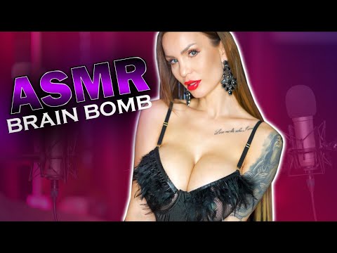 ASMR Intense BRAIN MASSAGE whispering mic scratching ear to ear attention to relax