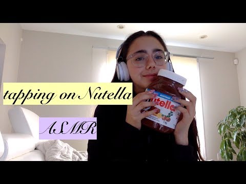 tapping on nutella ASMR