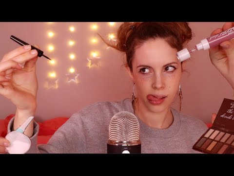 ASMR | Fast & Aggressive Doing Your Makeup - But its 20 Minutes Long