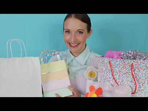 [ASMR] Gift Wrapping Role Play - Daisy Flowers