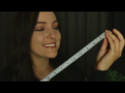 Measuring You ASMR | Low/unintelligible whispers, dim lighting, personal attention