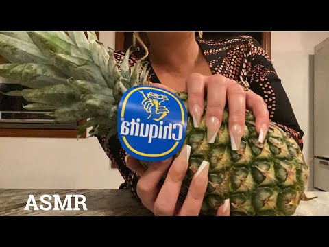ASMR - Fast & aggressive 1 minute pineapple scratching! 🍍