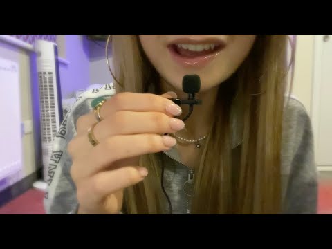 ASMR | Clicky Inaudible Whisper Ramble (Mouth Sounds)
