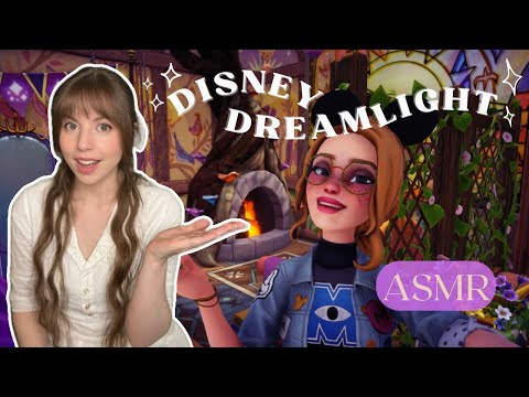 ASMR 💋🏡 Disney Dreamlight Valley House Tour | (whispering, soft-spoken, asmr mouth sounds)