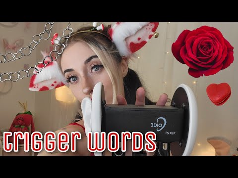 ASMR🌹Trigger Words With My New 3Dio Mic