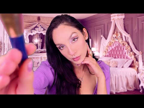 ASMR - Girlfriend Does Your Makeup Roleplay For Sleep | Whispering | Personal Attention
