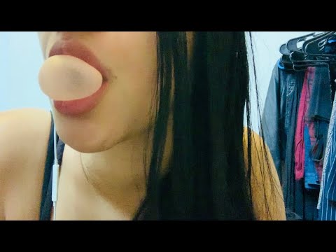 Asmr | Bubble Yum Blowing Bubbles | No Talking
