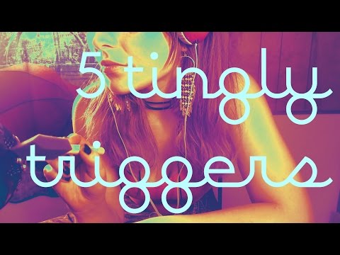 5 tingly triggers - brushing, crinkles, scratching & mouth sounds! ASMR mouth sounds may ♡´･ᴗ･`♡