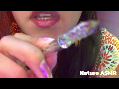 ASMR YOU ARE MY DIARY INAUDIBLE WHISPERS AND GUM CHEWING WITH HAND MOVEMENTS