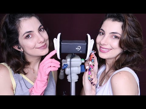 ASMR 3Dio: Gêmeas fazendo você sentir arrepios e sono