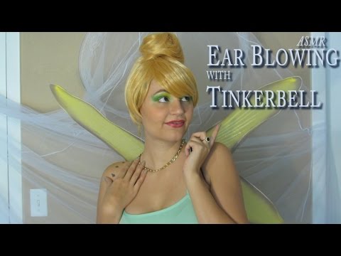 ASMR. Only EAR BLOWING Role Play with Tinkerbell! Minimal Talking. Slow Hand Movements, Skin Sounds