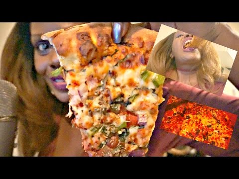 Pizza ASMR Eating Sounds Eating Show