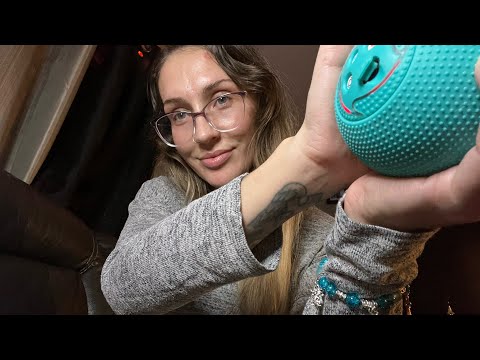 ASMR Massage Therapist RP with the meteor ball 💆‍♀️  (shark tank edition)