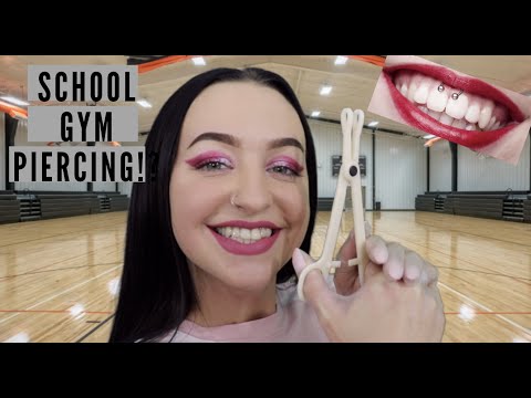 [ASMR] Popular Girl Pierces You In Gym Class RP