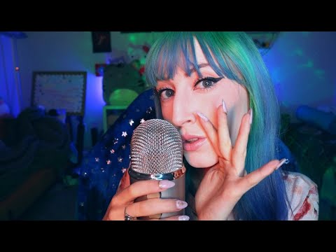 ASMR | Extra Sensitive Inaudible Whispering , Mouth Sounds & Face Touching