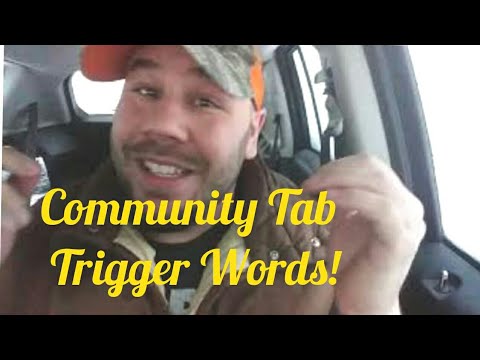 ASMR Trigger Words From The Community Tab!