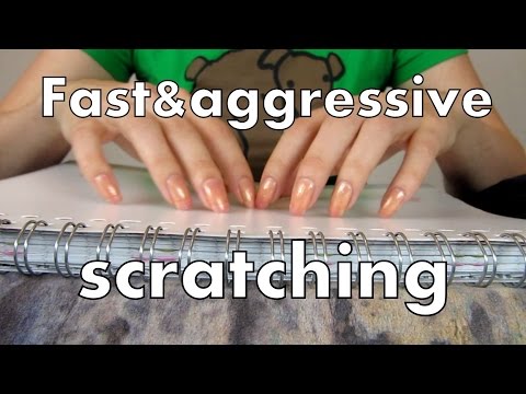 #115 Fast & aggressive scratching plastic, cardboard & pillow ASMR request!