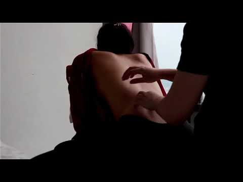ASMR Back Massage & Rubbing - Ends With Back Tracing (Slow & Relaxing Skin Sounds To Sleep)