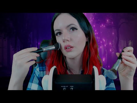 [ASMR] 1+ Hours of Face and Ear Brushing Deep Relaxation 😴