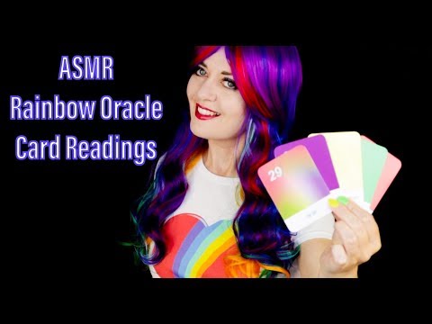 ASMR 🌈Rainbow Oracle Card Readings 🌈 (Soft Spoken, Card Shuffling, Reading)