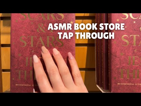 Tapping Through a Big Bookstore 📚Public ASMR 🛍️