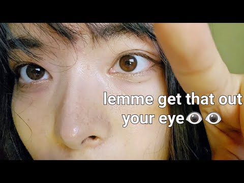 👁asmr there's something in your eye but I'm very close so be warned👁