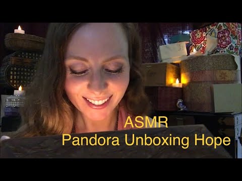 ASMR Pandora Role Play Unboxing Hope: Crinkles and Affirmations for Sleep and Relaxation