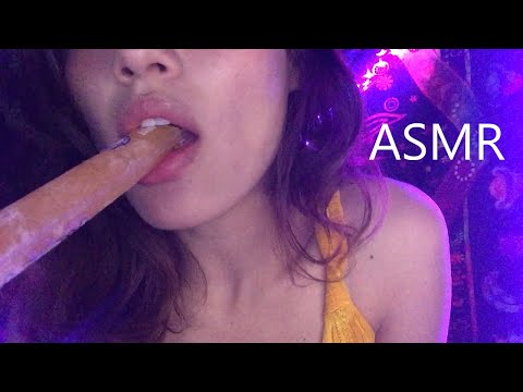 [ASMR] Ice Lolly, Mouth Sounds - Relaxing Triggers