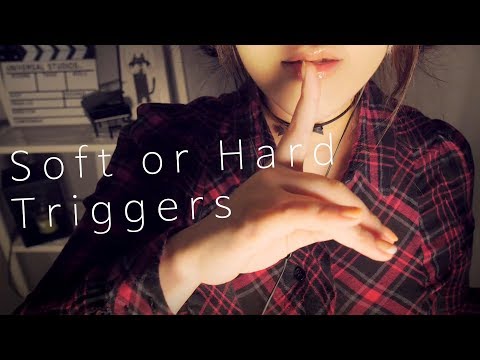 ASMR Tapping & Touching with Soft or Hard Triggers 강추사물소리