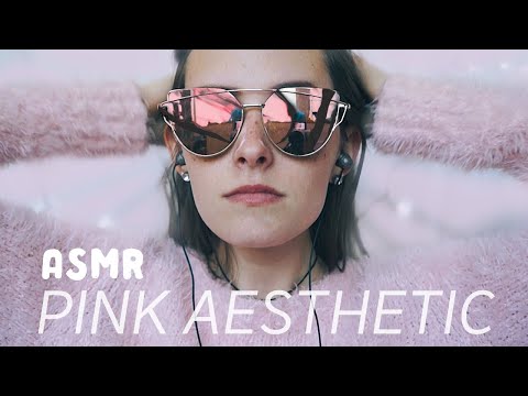 ASMR PINK (tapping, slime, mouth sounds)