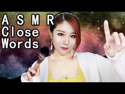 ASMR Face Touching and Trigger Words Face Brushing Hand Movements Whisper