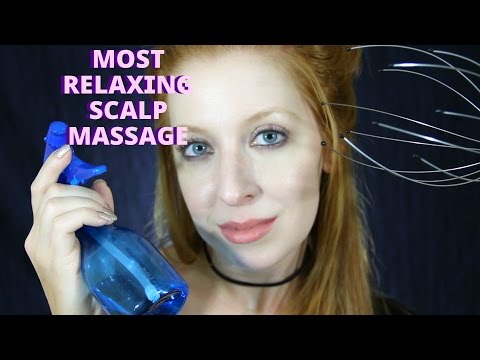 Relaxing Water Scalp Massage *ASMR*