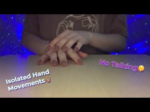 ASMR | Isolated Hand Movements | No Talking | Requested Video✨