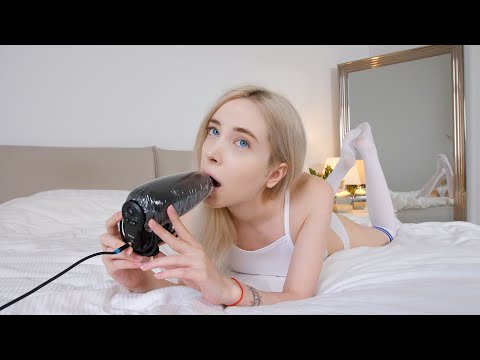 ASMR Cute Earlicking In The Pose 💓| ASMR Wet Massage Sounds | Insomnia Treatment 💓New Mic Test😴