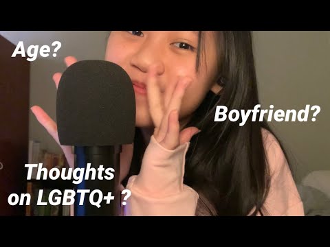 ASMR Q&A + saying my subscribers names ( 10K SPECIAL )