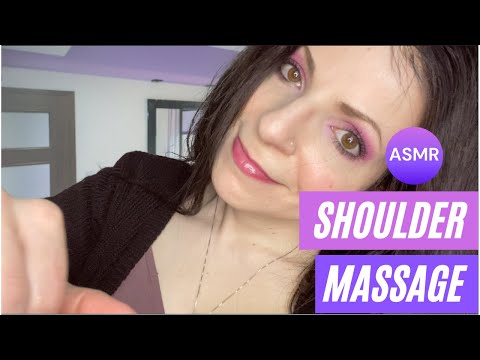 ASMR Roleplay Relaxing Shoulder Massage (Soft Spoken, Sound Effects, Personal Attention)