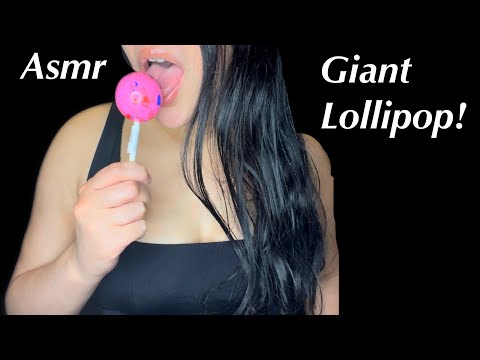 Asmr Eating a Gaint Lollipop Some Whispering