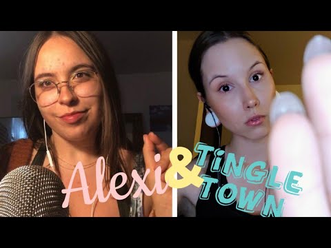 ASMR | Can we make you tingle ? 😏 Collab | Alexi ASMR 👑 | Tapping & mouth sounds