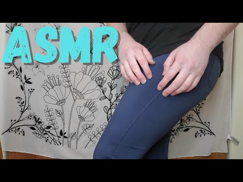 ASMR - Fabric Scratching & Rubbing on Yoga Pants - Fabric Sounds, No Talking