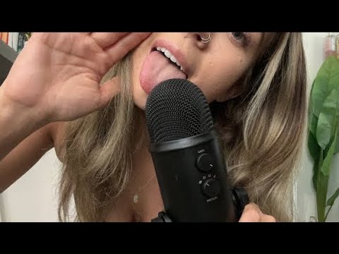 ASMR| My Most Watched Triggers~ Fast Lens Licking, New Wet Mouth Sounds, and much more!