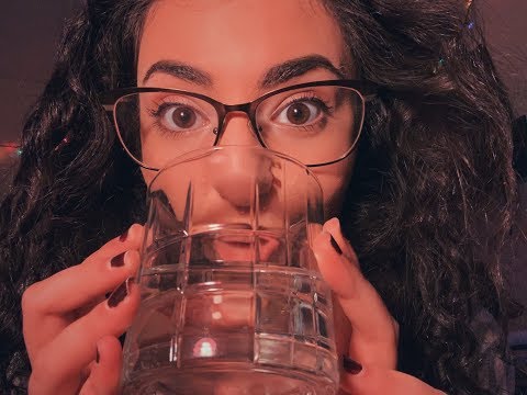 ASMR | Glass Tapping and Water Sounds