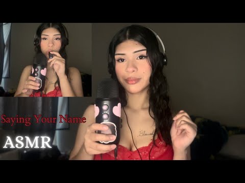 ASMR| Saying YOUR Names (with a twist)