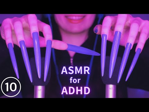 ASMR Mic Scratching That Changes Every 10 Seconds | ASMR for ADHD - No Talking