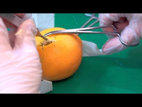 👩🏼‍⚕️ ASMR Surgery On Orange 🍊 *satisfying*