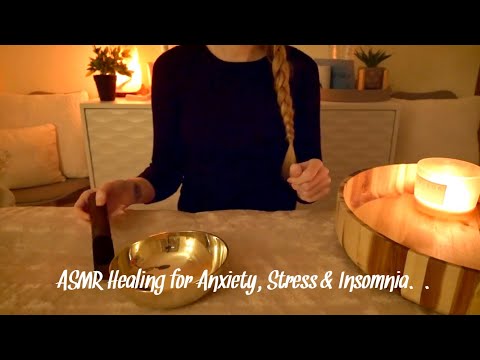 ASMR Healing for Anxiety & Sleep Aid With Gentle MUSIC | Hand Movements & Soft Spoken Body Scan.