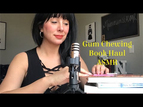 Gum Chewing/ ASMR/ 📕 Book Haul