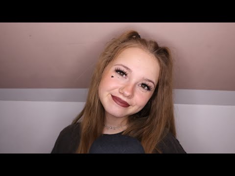 [ASMR] E-Girl keeps you calm with mouth sounds and face touching❤