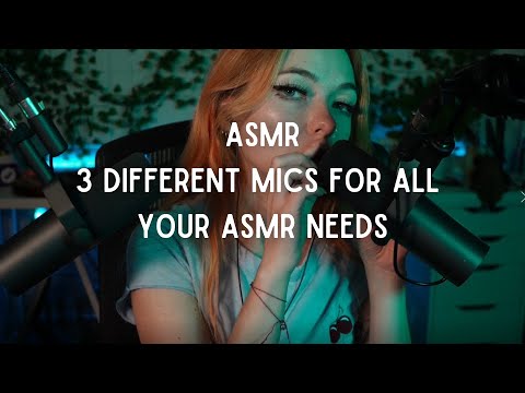 The Best ASMR Triggers With 3 Different Mics To Cater To Your Tingle Needs✨ [Blue Yeti, 3Dio, SHURE]